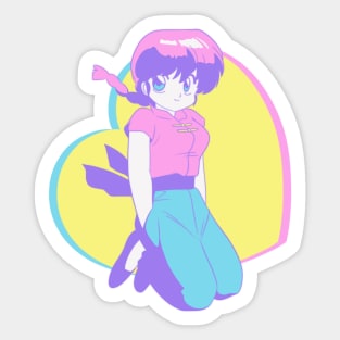 Ranma ½ Pastel version Sticker